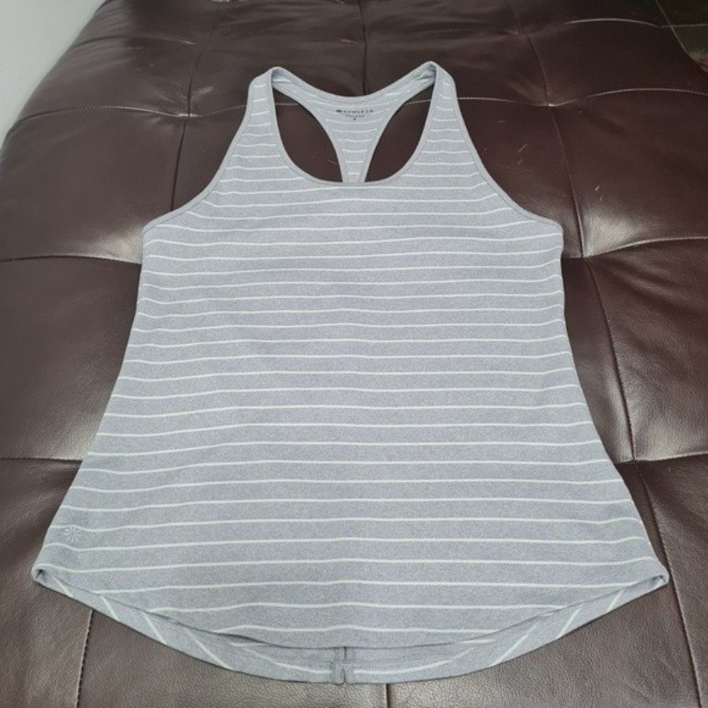 Athleta Inversion Striped Workout Tank Top Size S - Picture 15 of 15